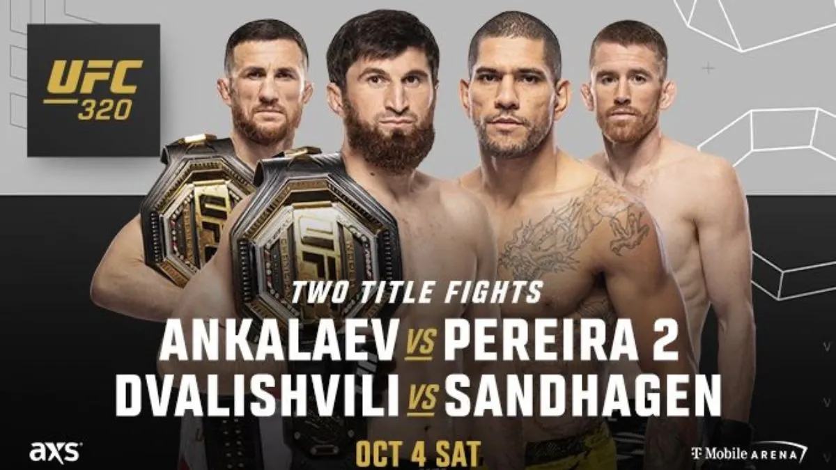 UFC 320 - Ankalaev vs Pereira at T-Mobile Arena, 4 October | Event in Las Vegas | AllEvents