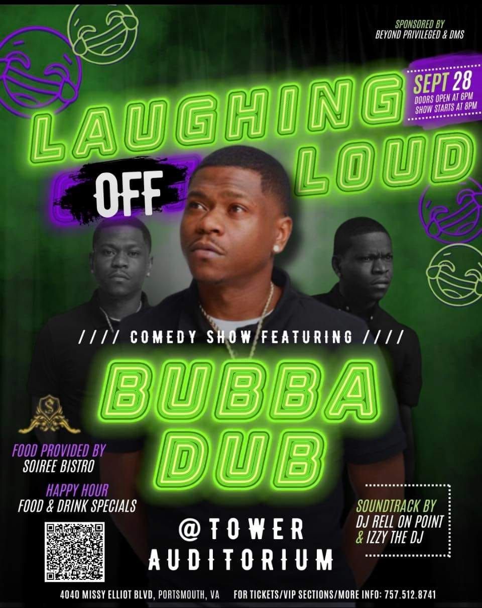 Bubba Dub at Stardome Comedy Club, 3 August | Event in Hoover | AllEvents