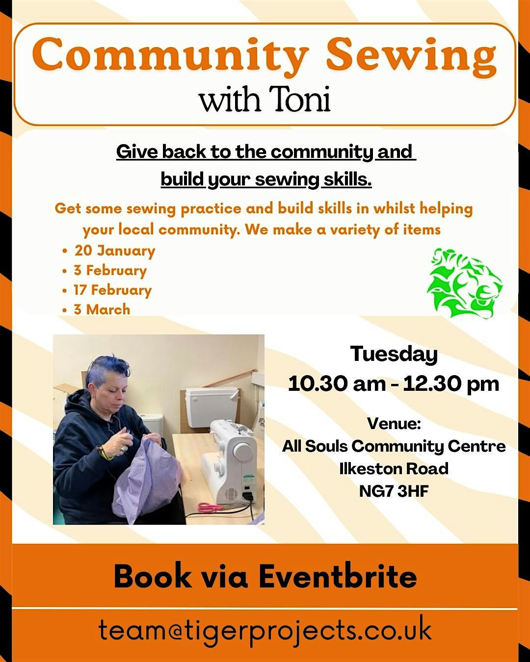 Community  Sewing, 17 February | Event in Nottingham | AllEvents