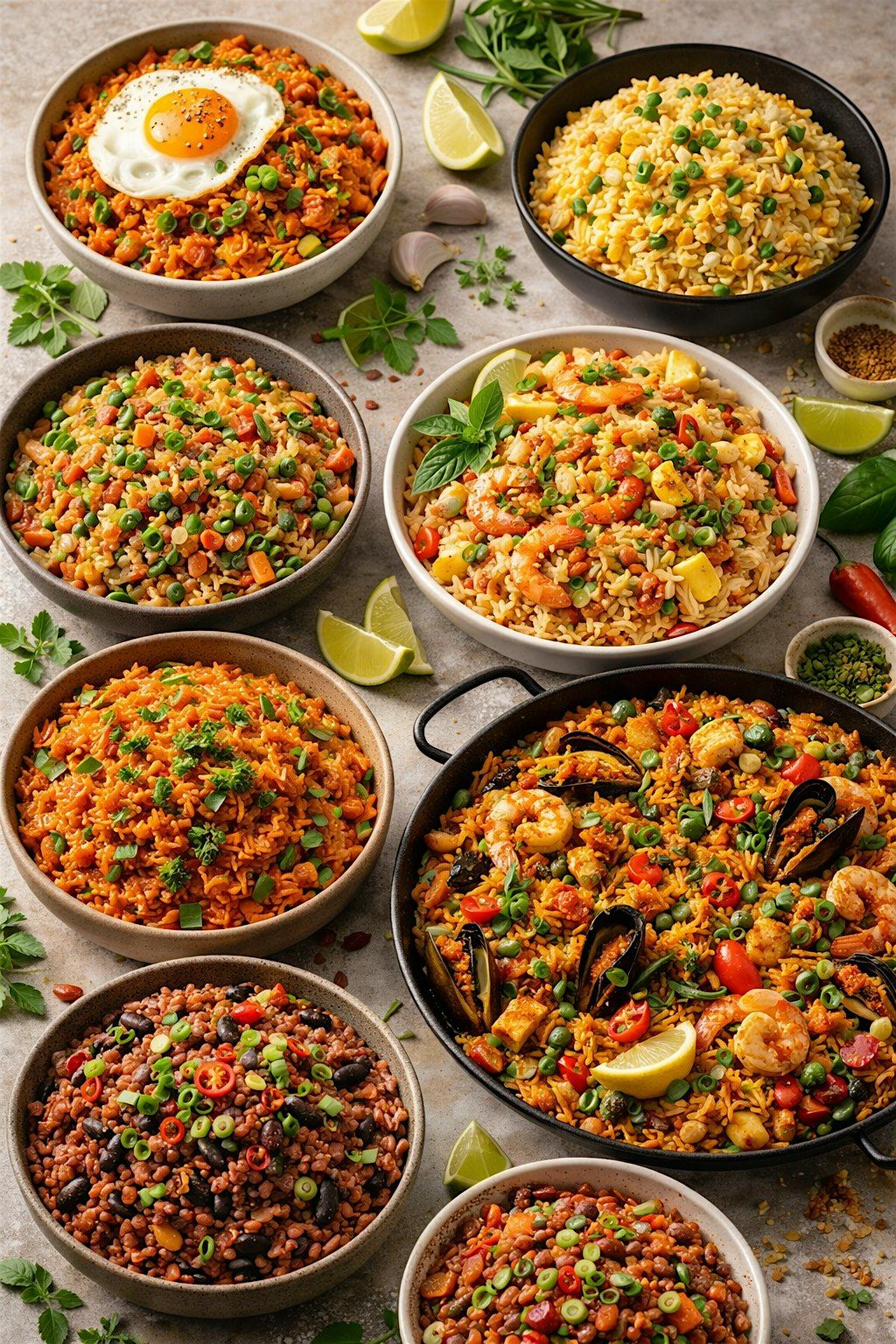 Fried Rice Around the World: Korea, Japan, China, Thailand, West Africa ...