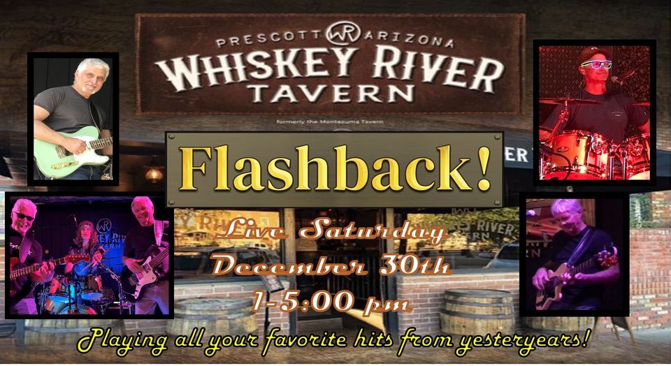 Whiskey River Saturday December 30th 15pm!, Whiskey River Tavern