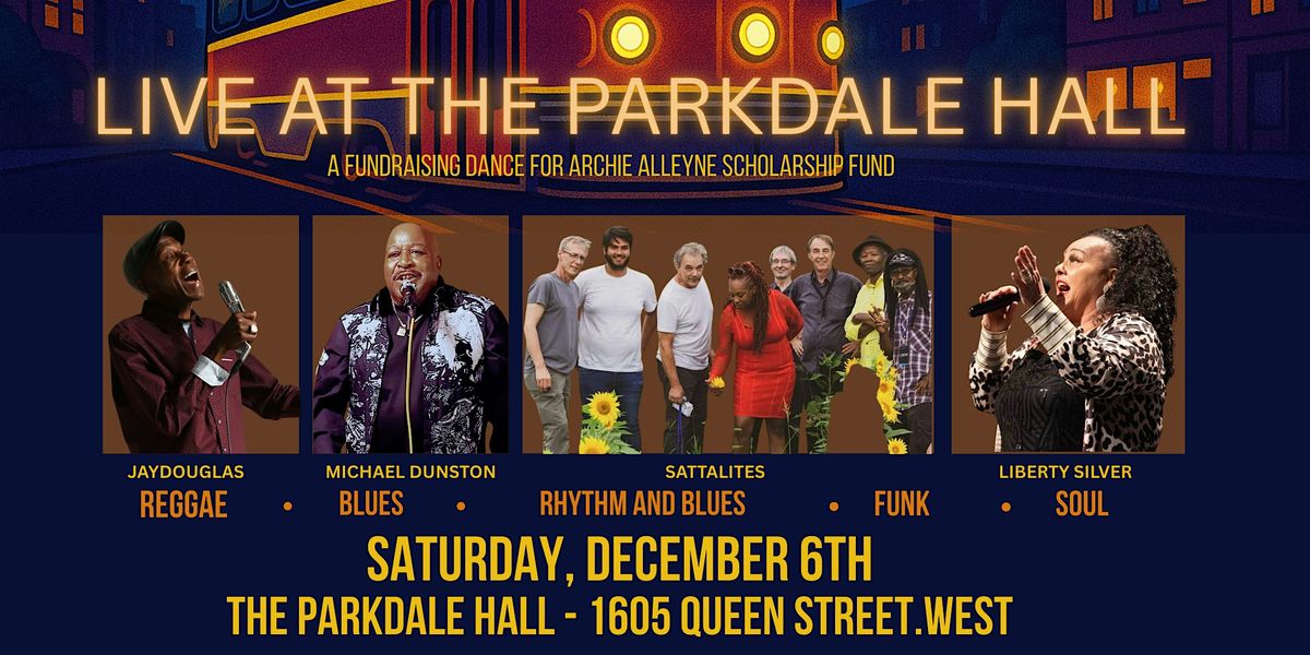 LIVE AT THE PARKDALE HALL, 6 December | Event in Toronto | AllEvents