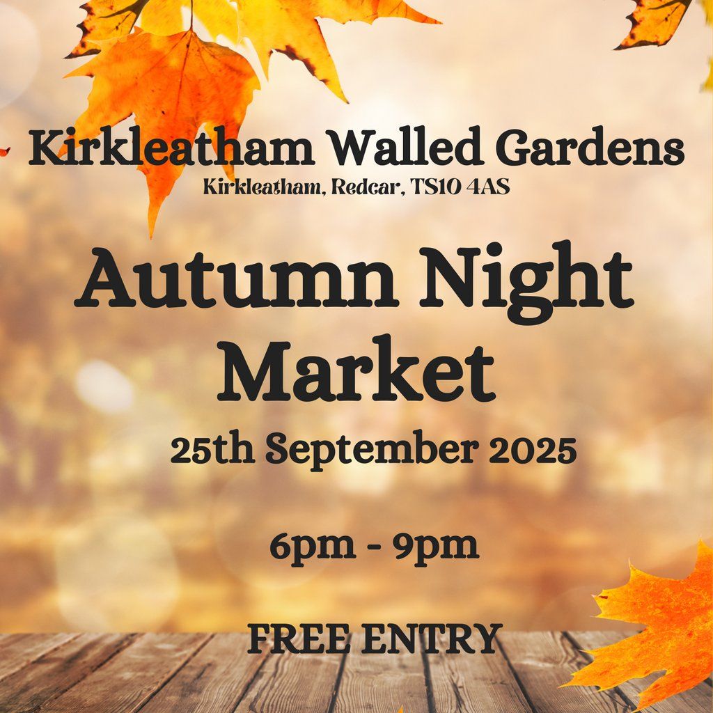 Kirkleatham Walled Gardens Moon Market, 25 September | Event in Middlesbrough | AllEvents