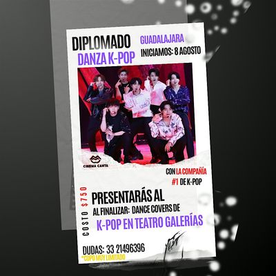 Cinema Canta Presenta: Diplomado Danza K-Pop