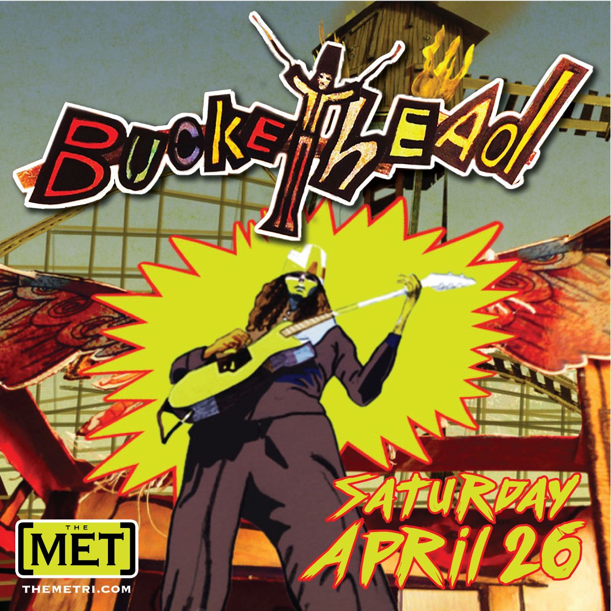Buckethead - 2 Day Pass at The Caverns, 25 July | Event in Pelham | AllEvents