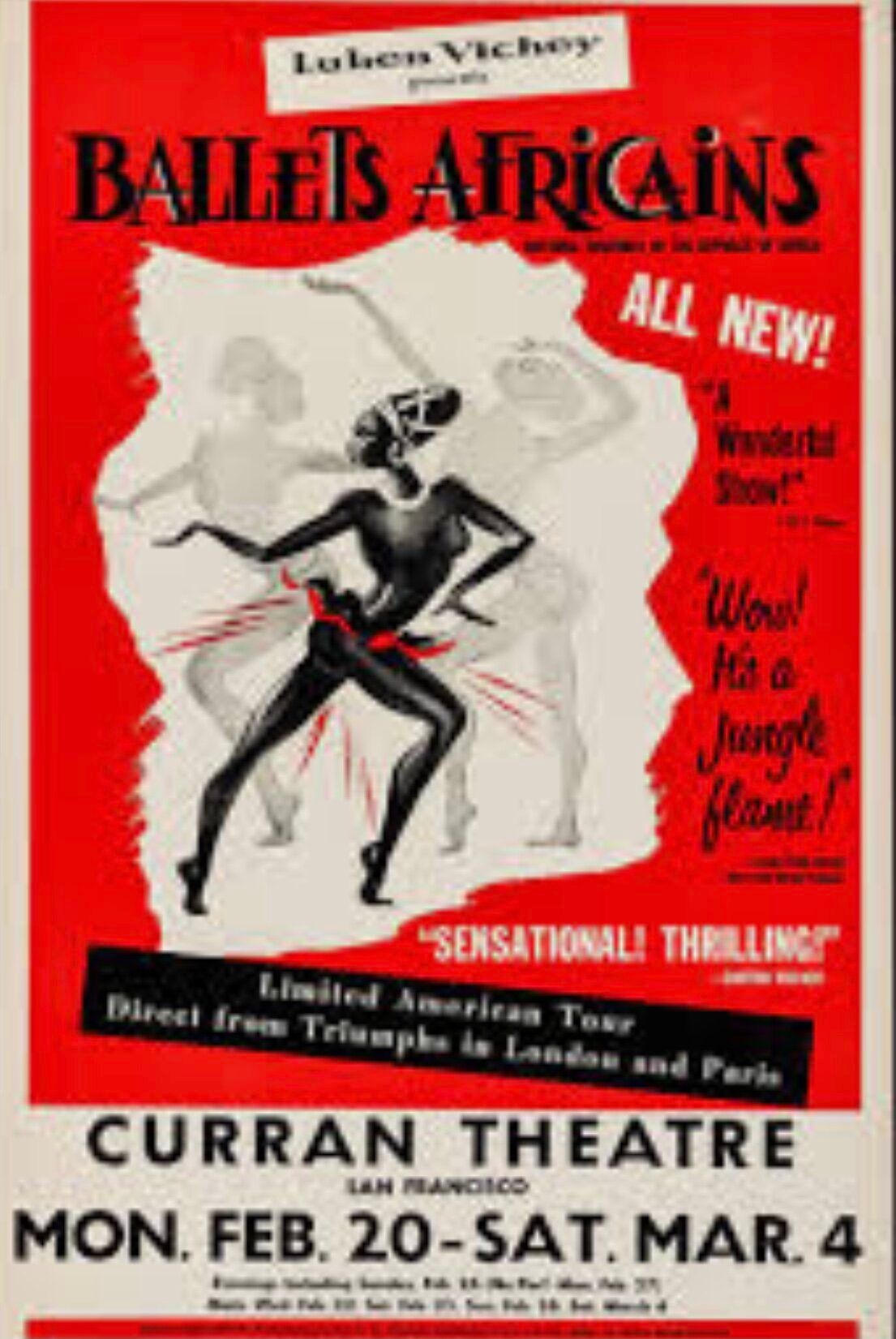 Les Ballets Africains at State Theatre New Brunswick, 24 February | Event in New Brunswick | AllEvents