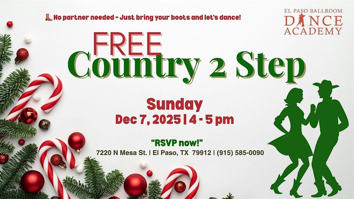 FREE 2 Step Class, 7 December | Event in El Paso | AllEvents