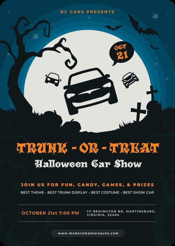 Trunk or Treat Car show, RC Cars Preowned Autos, Martinsburg, October