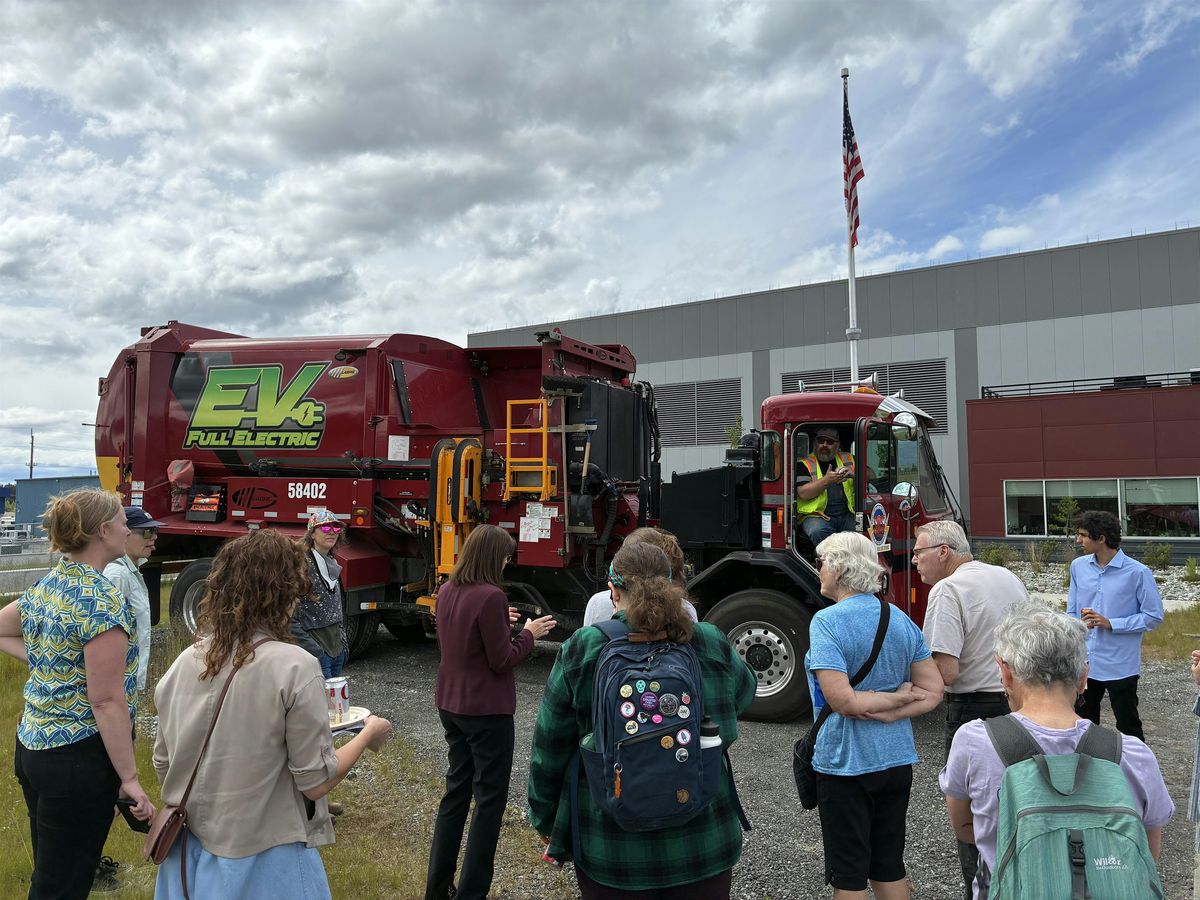 Anchorage Regional Landfill tours with Kelli Toth of SWS, 15500 E Eagle ...