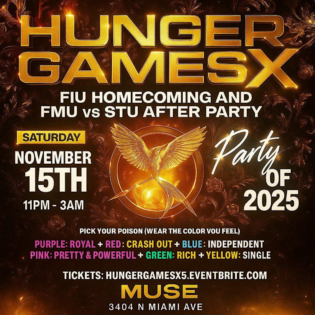 Hunger games X 5 | Event in Miami | AllEvents