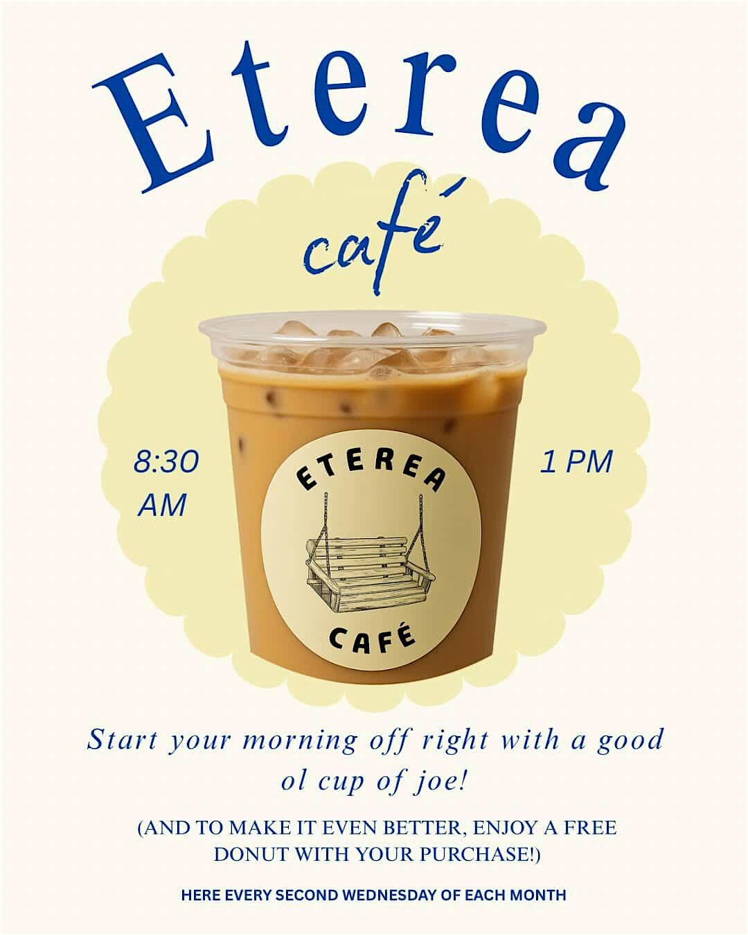 E'terea Café Pop-up, 10 December | Event in Clayton | AllEvents