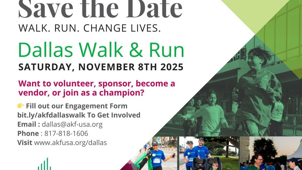 AKF Dallas & Walk 2025, 8 November | Event in Dallas | AllEvents
