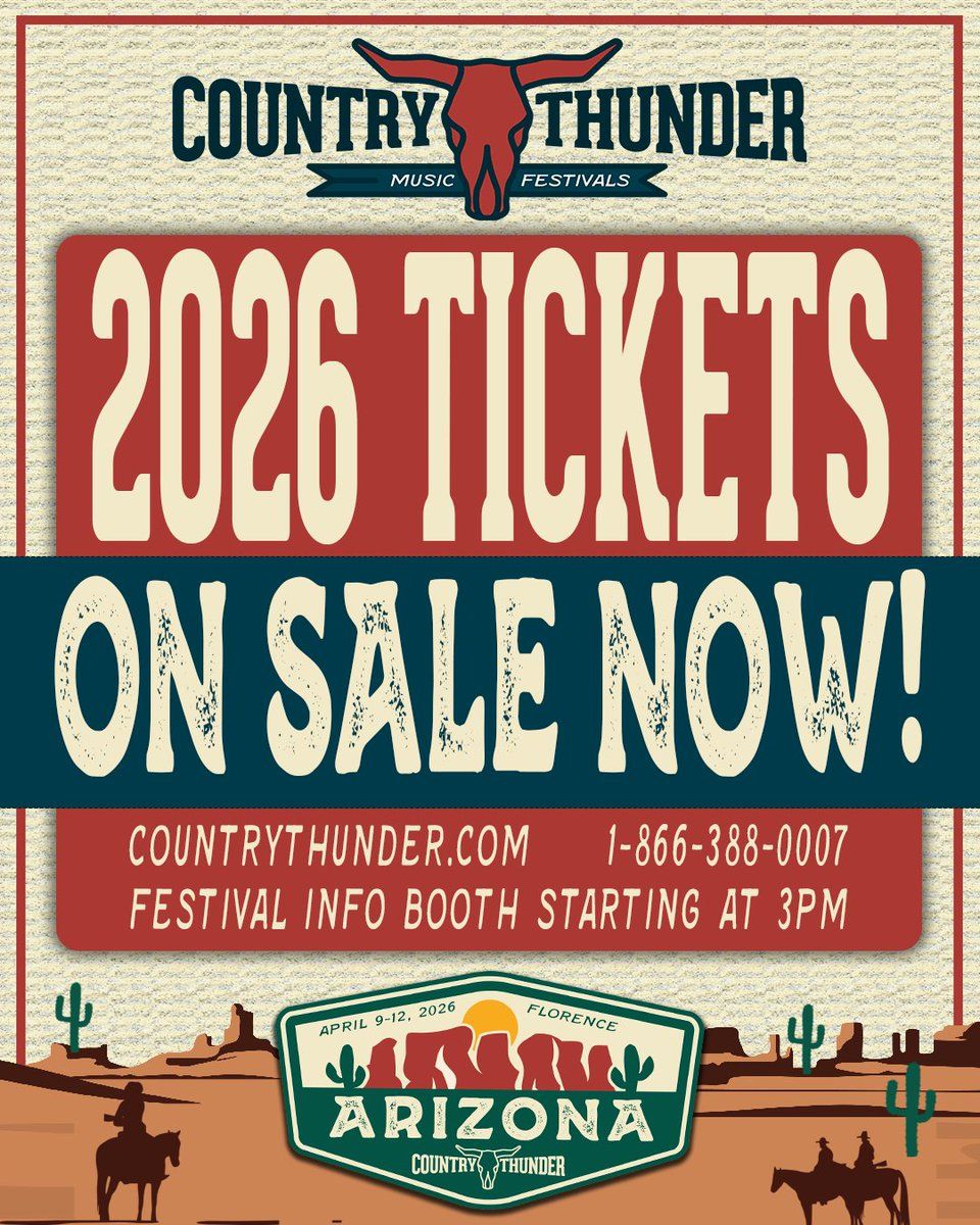 Country Thunder Arizona - Friday, 9 April | Event in Florence | AllEvents