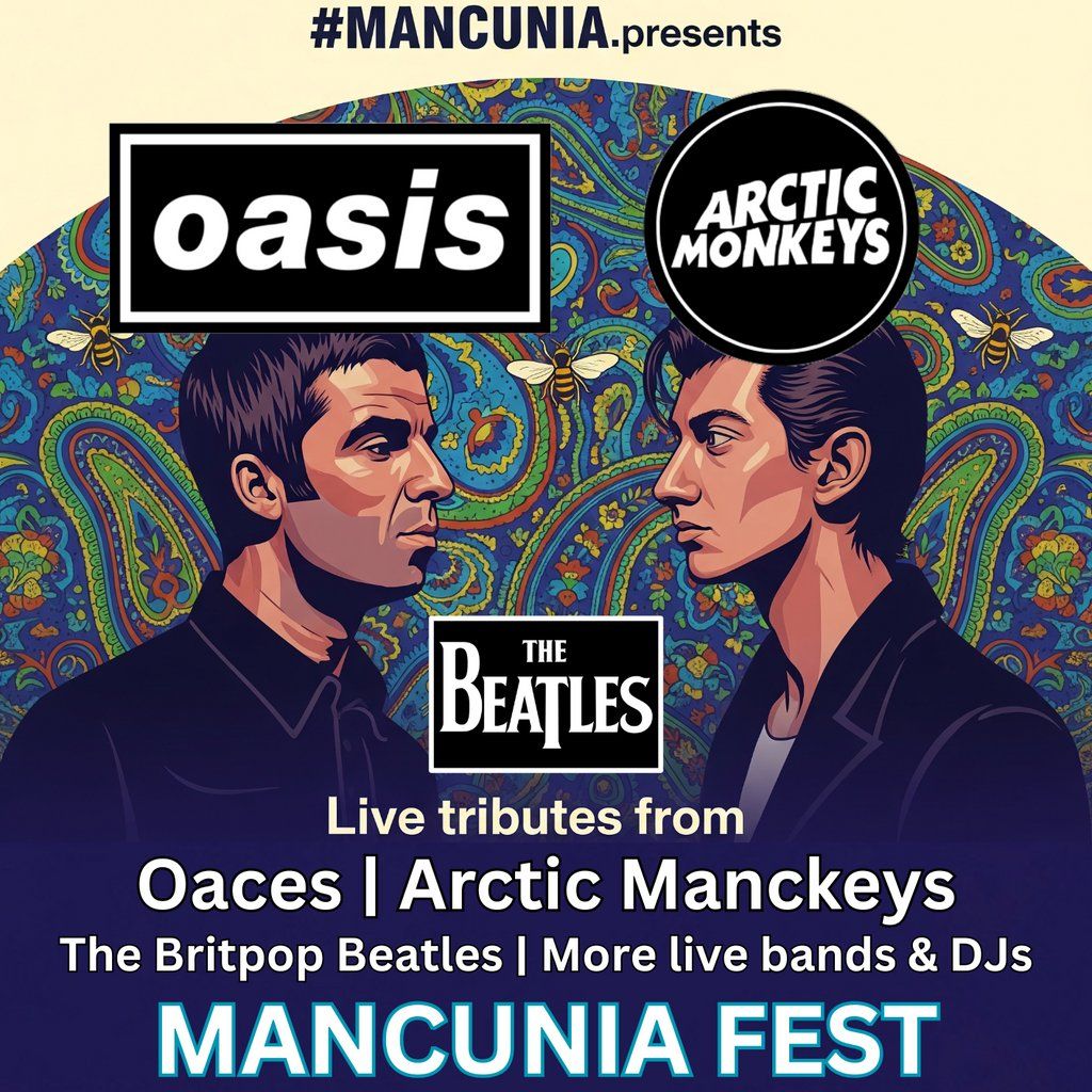 Mancunia Fest - Oaces,Arctic Manckeys,The Britpop Beatles & more | Event in Manchester | AllEvents