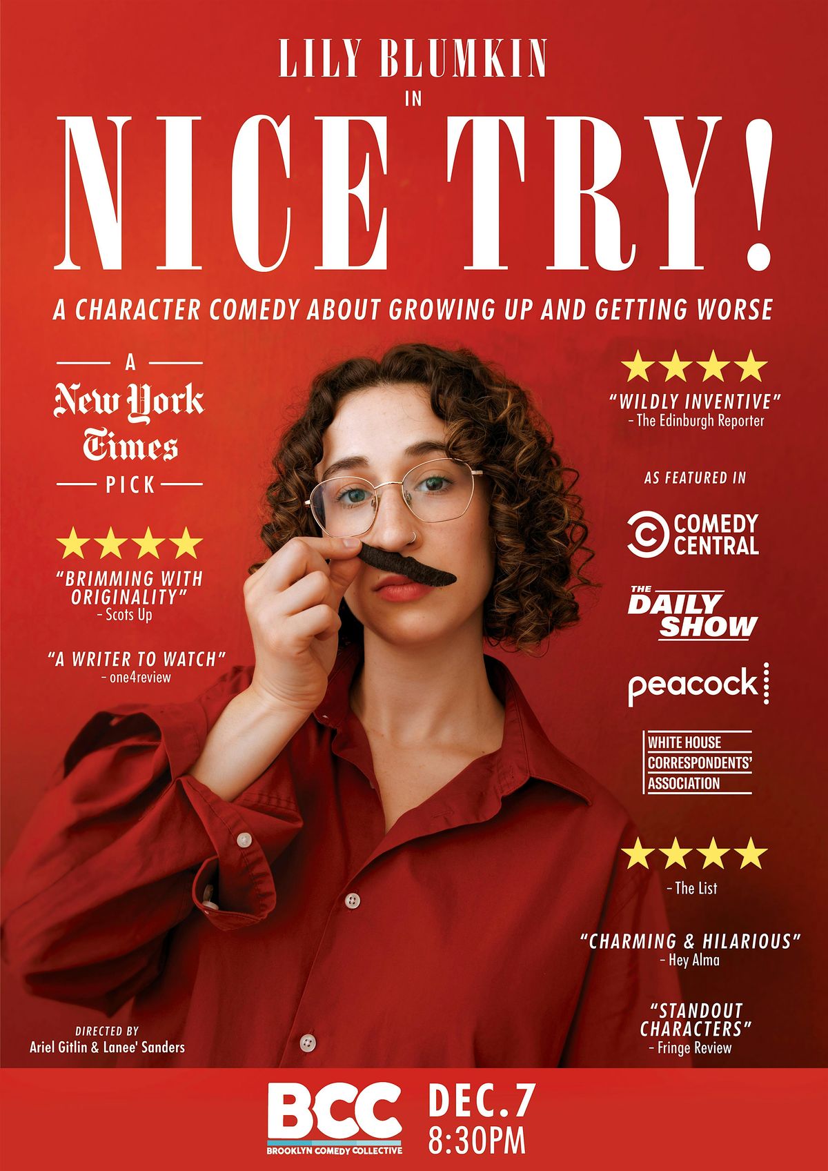 Nice Try, 7 December | Event in Brooklyn | AllEvents