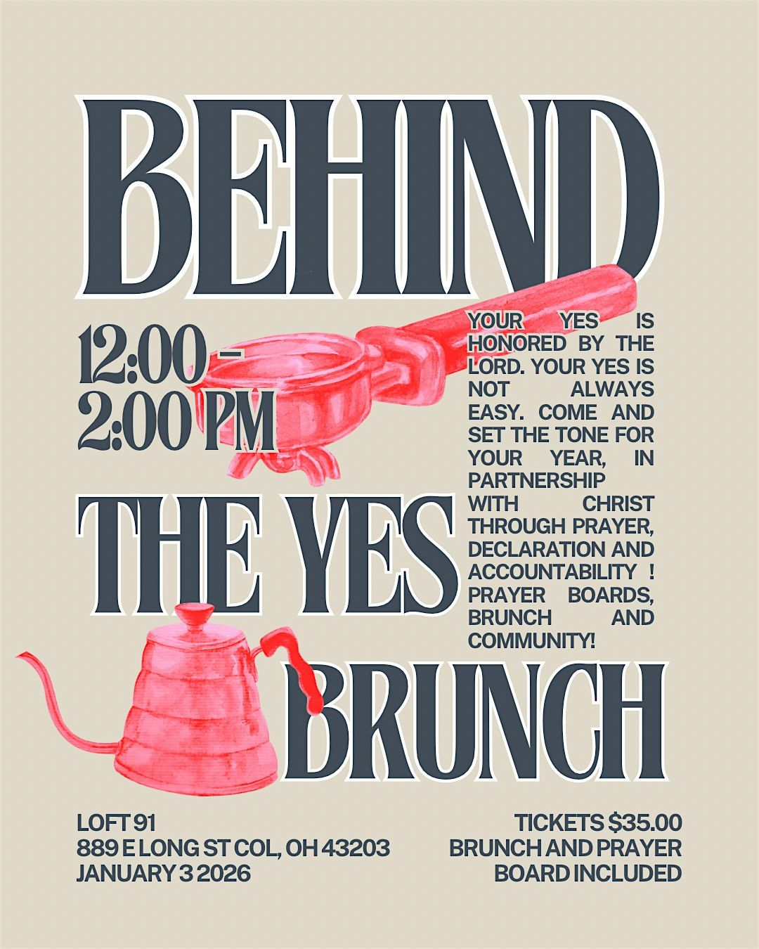 Behind The YES Brunch, 3 January | Event in Columbus | AllEvents