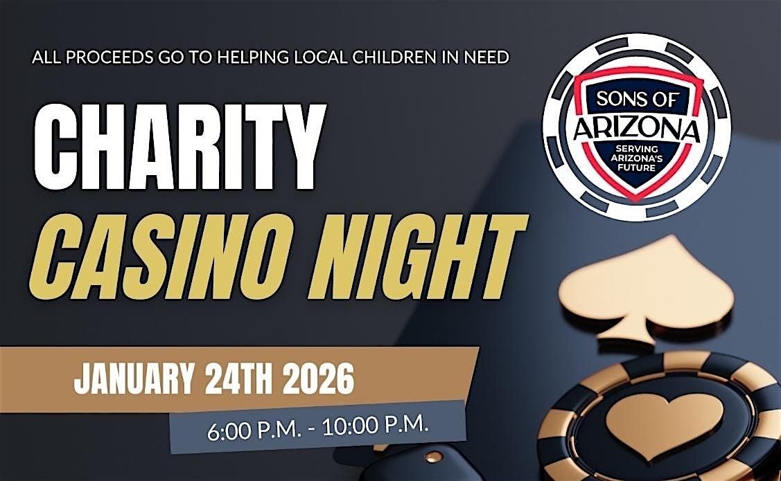 SOA Casino Night - For the Kids!, 24 January | Event in Scottsdale | AllEvents