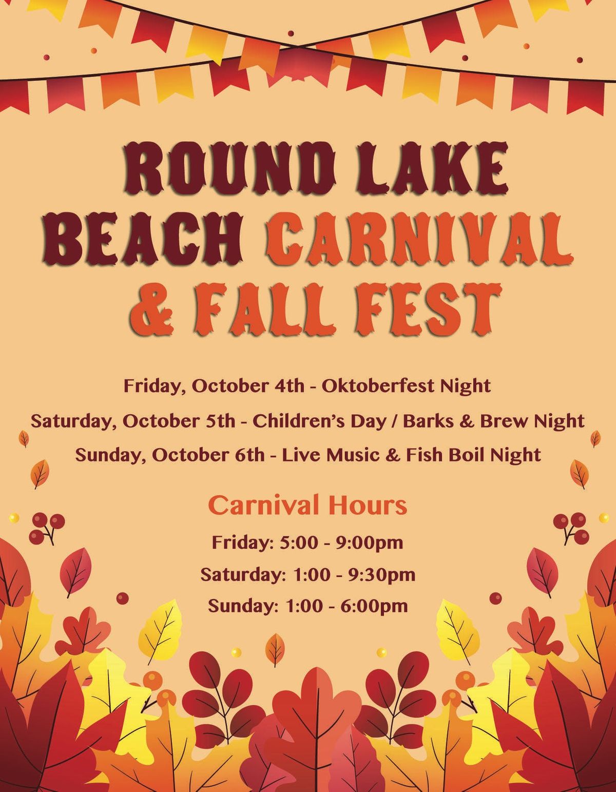 Round Lake Carnival 2025 Edithe Merrile