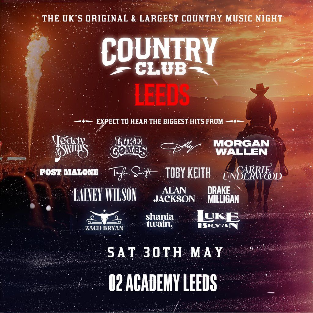 Country Club - Country Music Festival - Leeds, 30 May | Event in Leeds | AllEvents