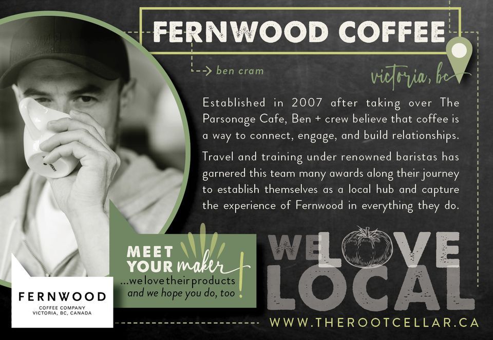 Demo Days Fernwood Coffee 271 Cook St, Victoria, BC V8V 3X4, Canada