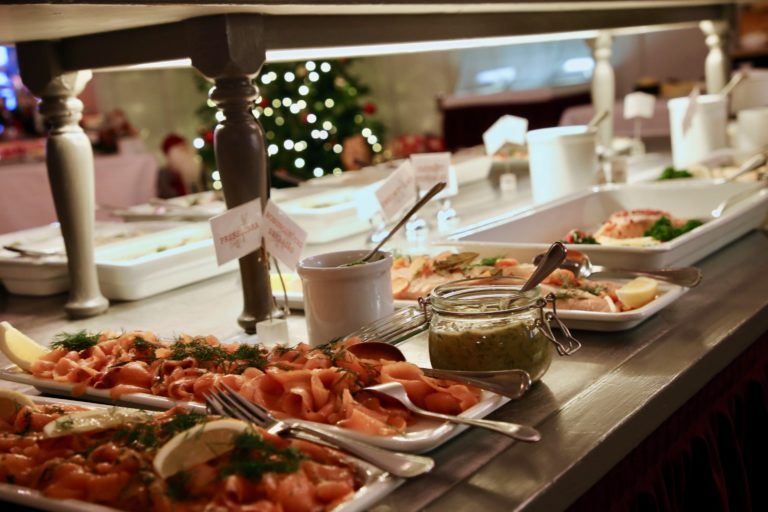 Julbord för YVette 2022, Restaurang Grankotten, Sundsvall, December 17