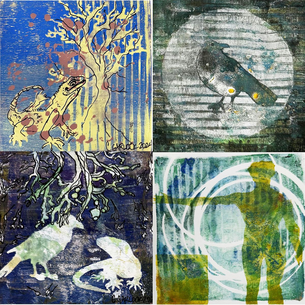 Gelli Printing Workshop with Candace Garlock