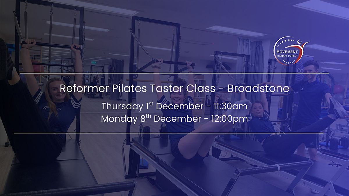 Reformer Pilates Taster Class, 4 December | Event in Poole | AllEvents
