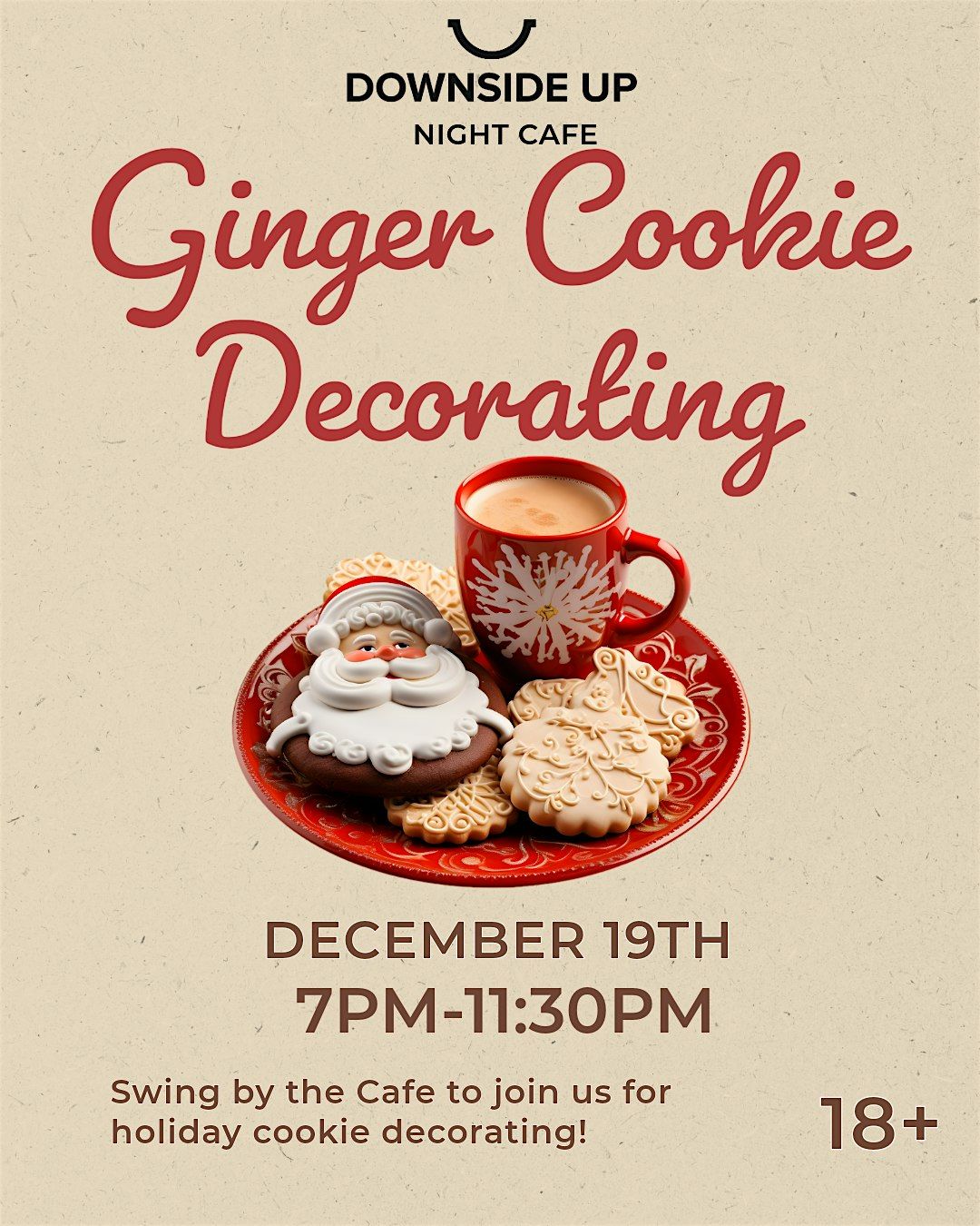 Gingerbread Decorating at Downside Up Night Cafe, 19 December | Event in Phoenix | AllEvents
