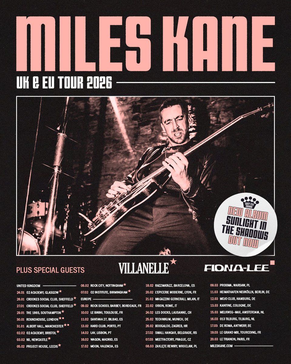 Miles Kane Barcelona Tickets, 18 February | Event in Barcelona | AllEvents