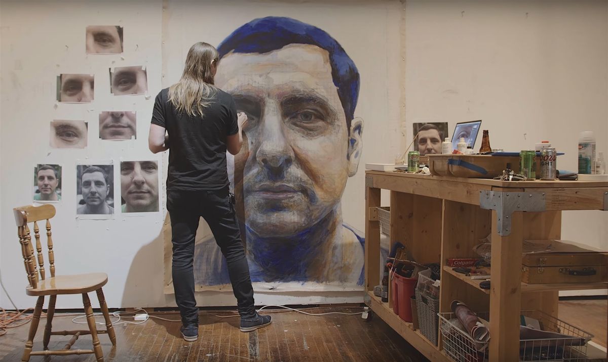 Paint Large Scale Modern Portraits - Workshop Series