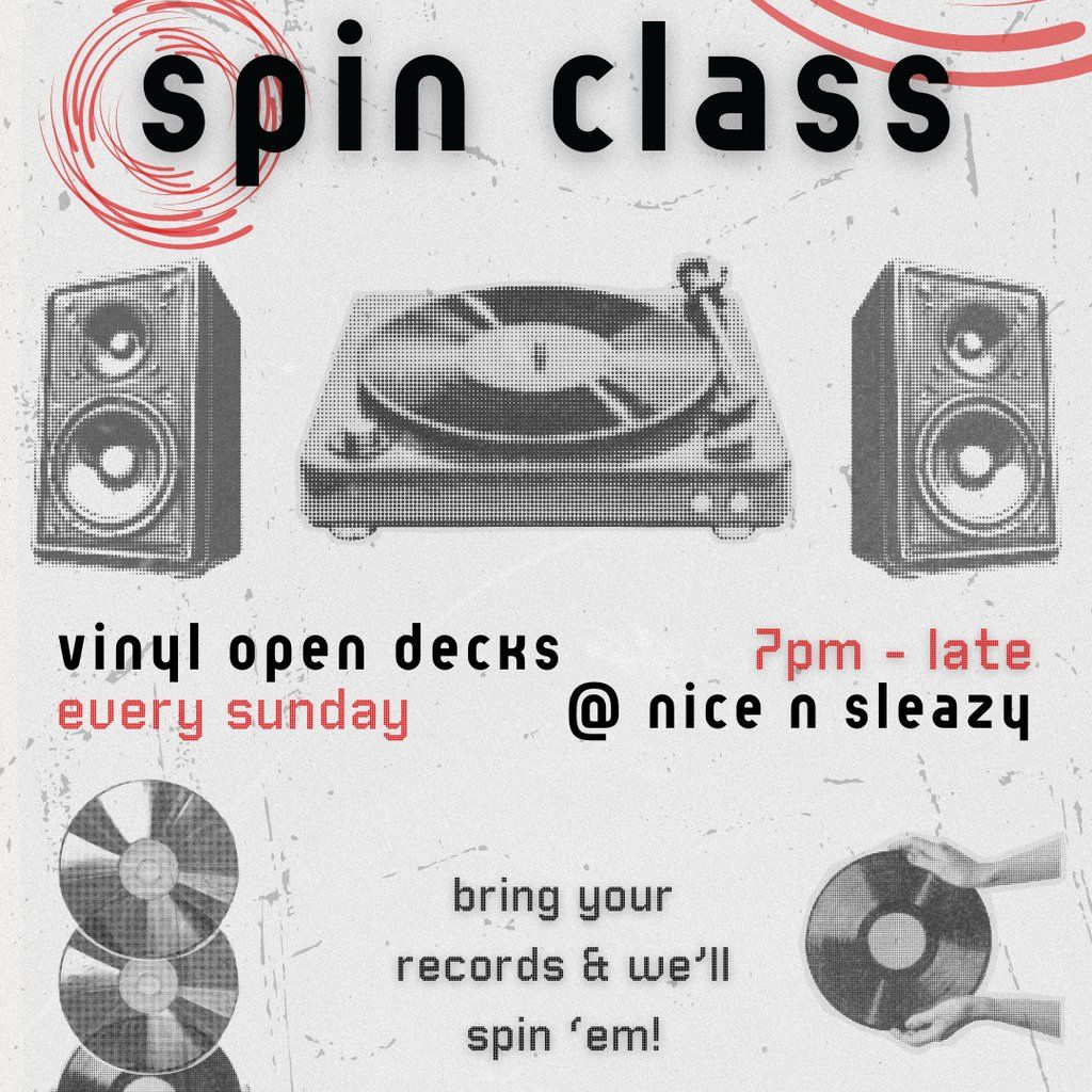 Spin Class (Vinyl open decks), 18 May | Event in Glasgow | AllEvents
