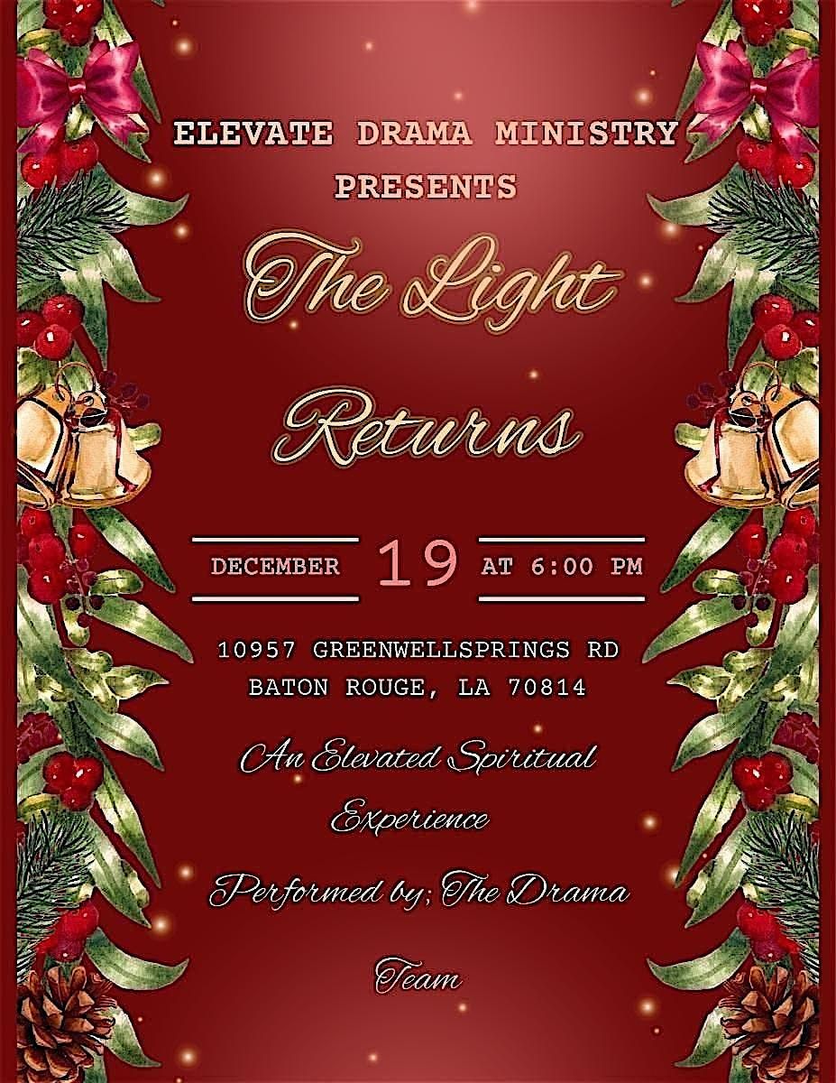 The Light Returns, 19 December | Event in Baton Rouge | AllEvents