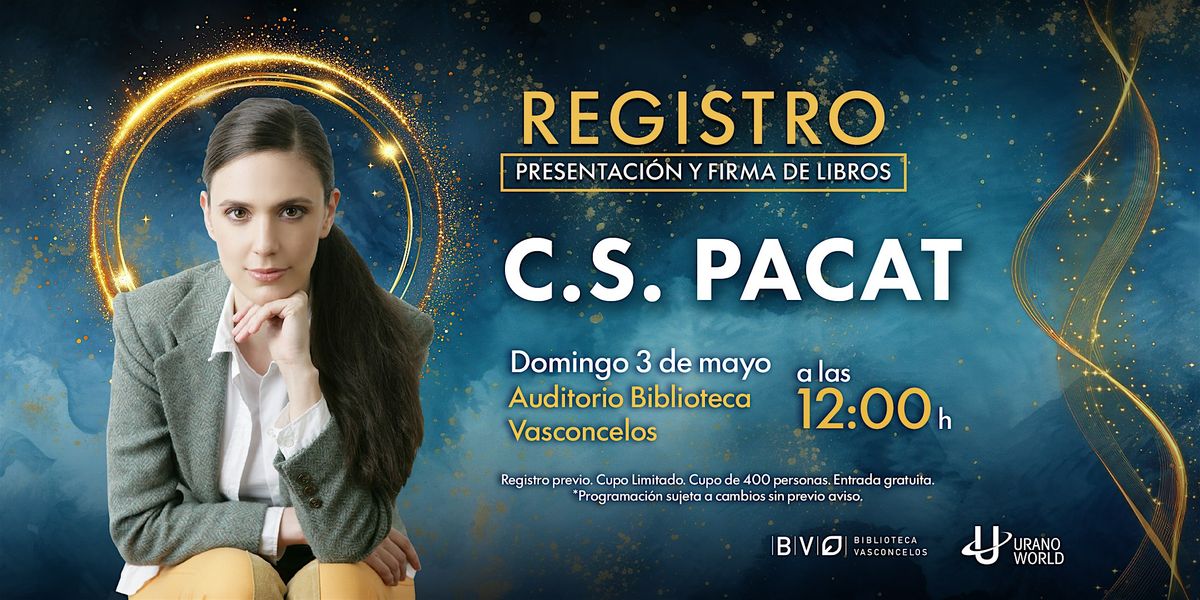 Pacat Course C.S. PACAT CDMX 2026 - PRESENTACIÓN Y FIRMA DE LIBROS, Biblioteca ...