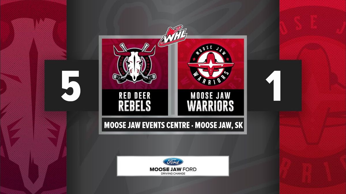 Moose Jaw Warriors vs. Red Deer Rebels, 20 October | Event in Moose Jaw | AllEvents