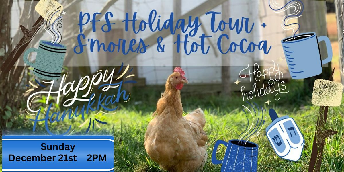 Dec 2025 Holiday Tour & Hannukah event at Peaceful Fields Sanctuary, 21 December | Event in Winchester