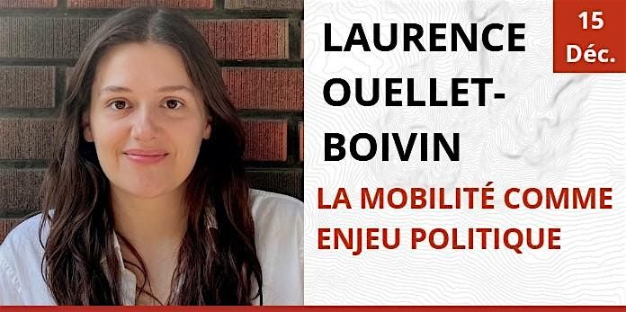 Midi humanitaire : Laurence Ouellet-Boivin, 15 December | Event in Montréal | AllEvents