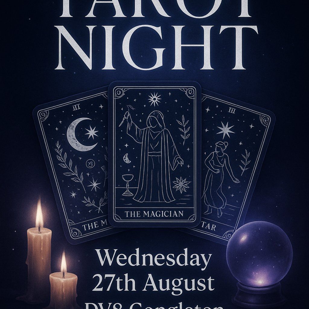 DV8 Tarot Night - Food Tarot & Drinks, 27 August | Event in Congleton | AllEvents