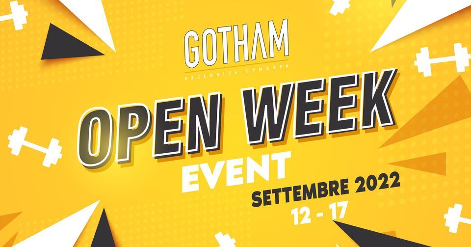 Gotham Open Week, Gotham Exclusive Gym & Spa, Bari, September 12 to September 17 | AllEvents.in Gotham Open Week