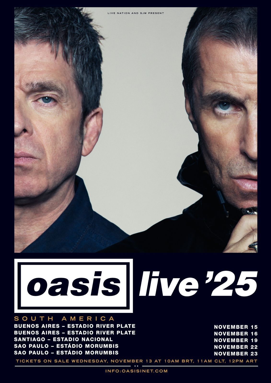Oasis Buenos Aires Tickets, 15 November | Event in Buenos Aires | AllEvents