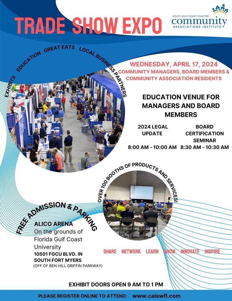 CAI 2024 Expo, FGCU Alico Arena, Estero, 17 April 2024 | AllEvents.in