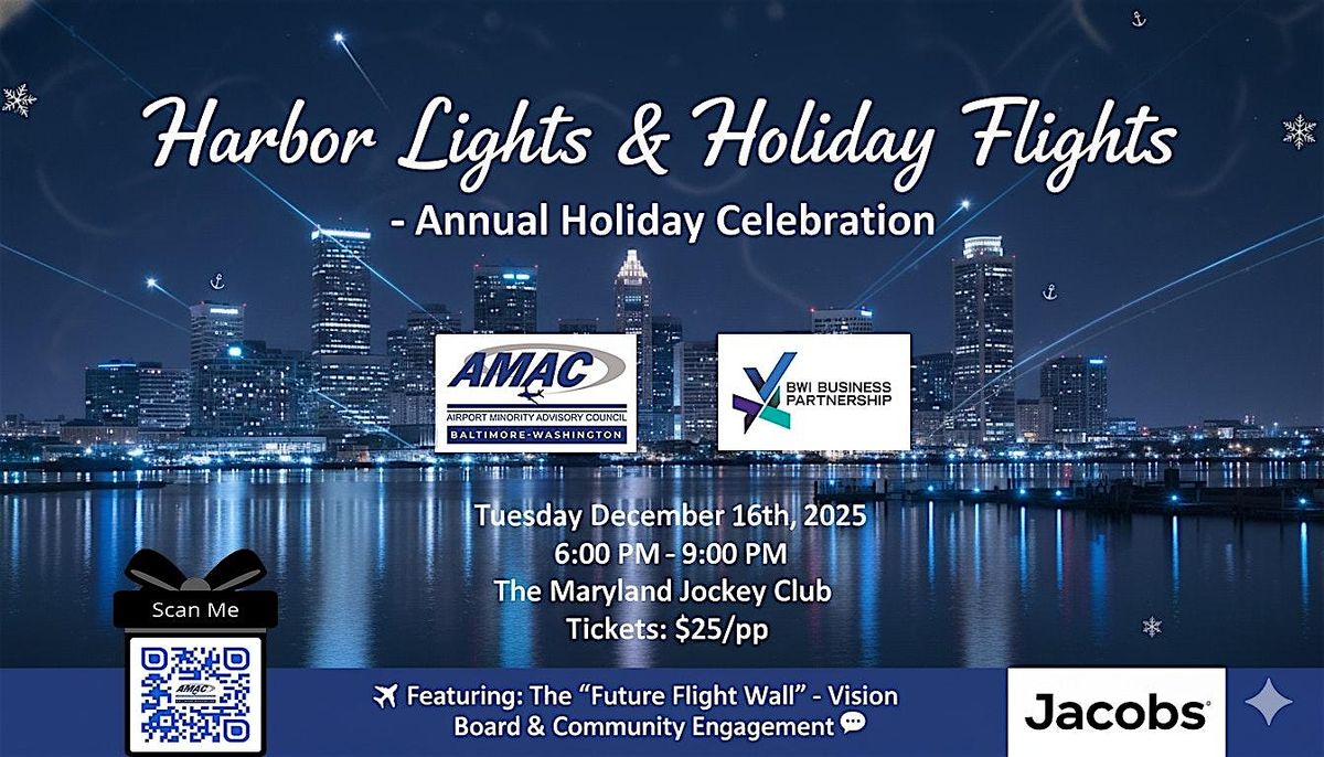 AMAC Baltimore/Washington & BWI Business Partnership Hoilday Party, 16 December | Event in Laurel | AllEvents