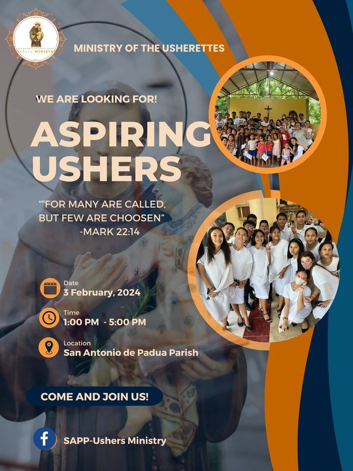 ASPIRING USHERS SEMINAR/ORIENTATION, Poblacion, Sibagat, Agusan Del Sur