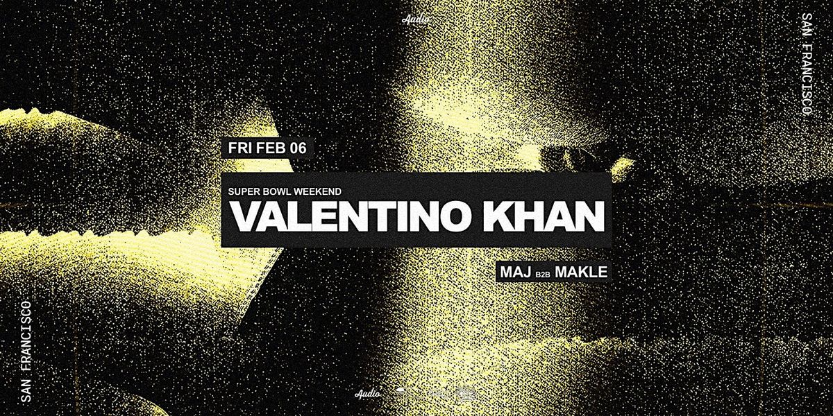 VALENTINO KHAN, 6 February | Event in San Francisco | AllEvents