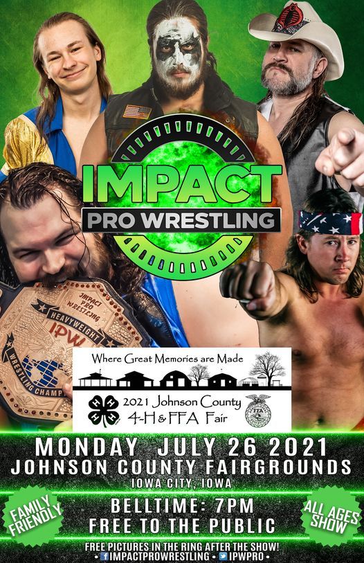 IPW Steel Cage Showdown LIVE At The Johnson County Fair Johnson IPW Steel Cage Showdown LIVE At The Johnson County Fair Johnson