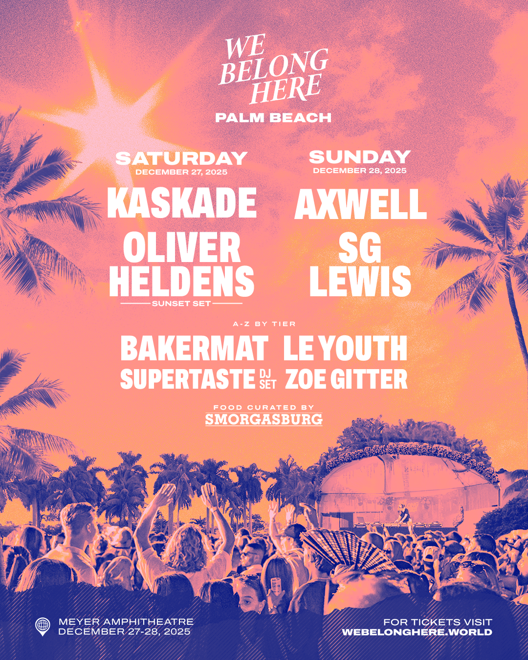 2025 We Belong Here Palm Beach - Saturday at Meyer Amphitheater, 27 December | Event in West Palm Beach | AllEvents