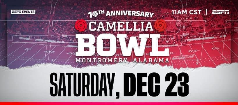 Camellia Bowl Game 2023, 1022 Madison Ave, Montgomery, AL 36104, United ...
