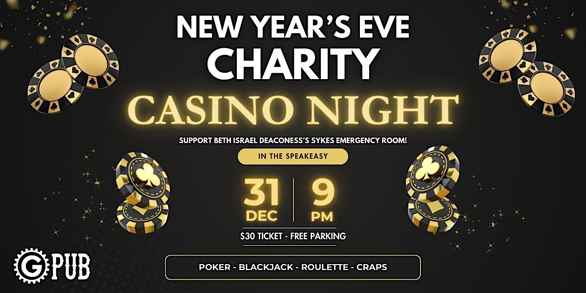 New Years Eve Charity Casino Night in the Speakeasy, 31 December | Event in Plymouth | AllEvents