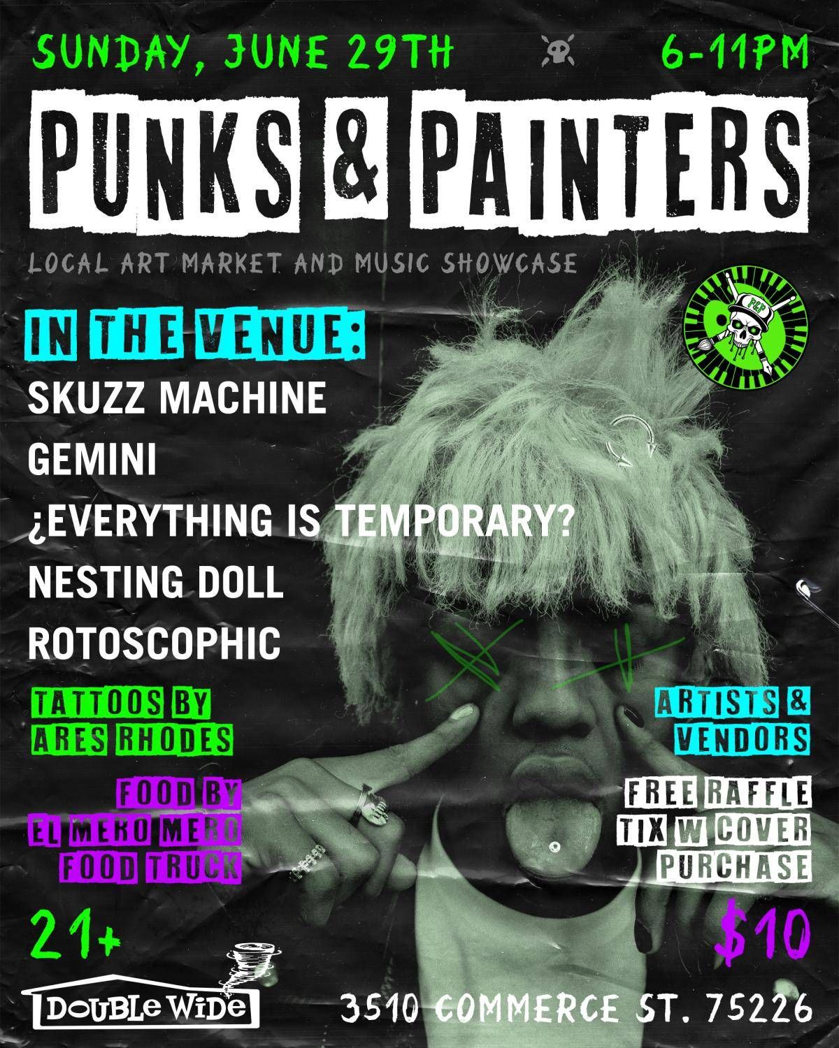 Punks & Painters: Local Art Market and Music Showcase in Dallas, 29 June | Event in Dallas | AllEvents