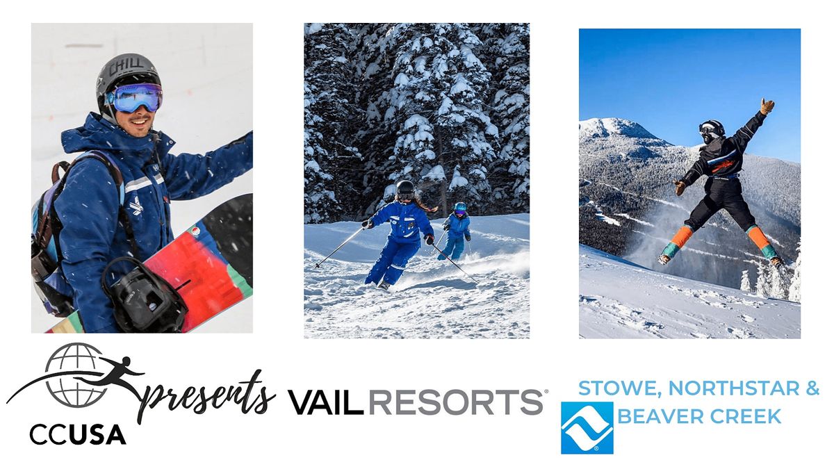 Ccusa Hosts Vail Resorts Opportunities To Work Ski Season 2021 2022 August 12 2021 Online Event Allevents In Stowe Closing Day 2022