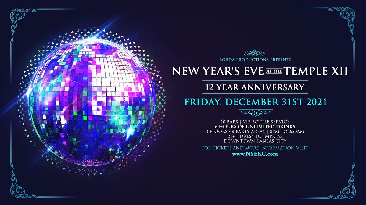 Nye 2022 At The Temple Xi Kansas City New Years Eve 2021 2022 Scottish Rite Temple Kansas City December 31 To January 1 Allevents In 2022 Games With Kansas City